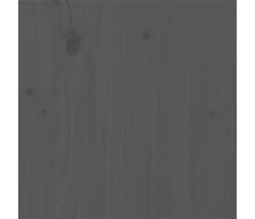 Gultas Rāmis, Pelēks, Masīvkoks, 200X200 Cm Vidaxl