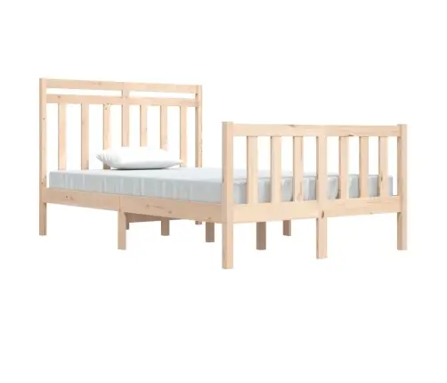 Gultas Rāmis, Masīvkoks, 120X190 Cm, Divvietīgs Vidaxl