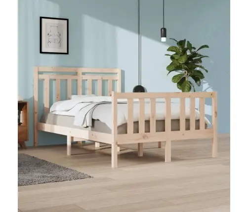 Gultas Rāmis, Masīvkoks, 120X190 Cm, Divvietīgs Vidaxl