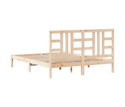 Voodiraam, Täispuit, 160 X 200 Cm