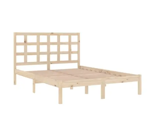 Voodiraam, Täismännipuit, 120 X 190 Cm