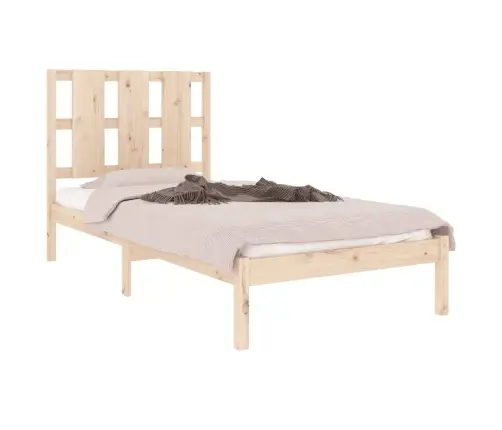 Gulta Bez Matrača, 100X200 Cm, Priedes Masīvkoks Vidaxl