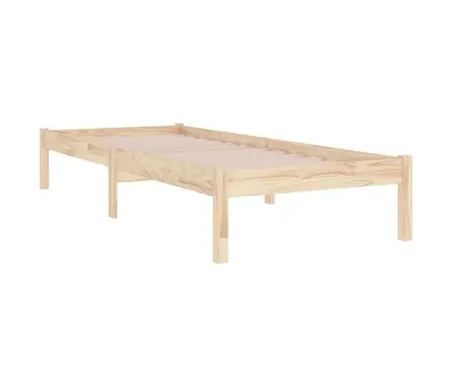 Voodiraam, Täismännipuit, 90 X 190 Cm