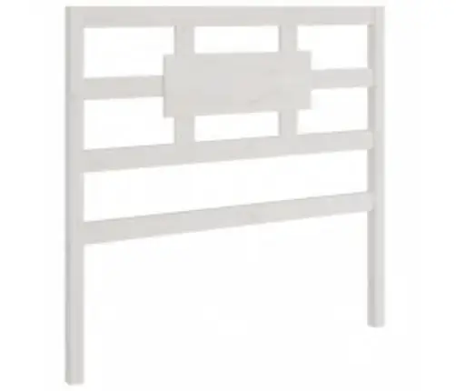 Gultas Rāmis, Balts, Masīvkoks, 90X200 Cm Vidaxl