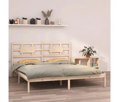 Voodiraam, Täispuit, 200 X 200 Cm