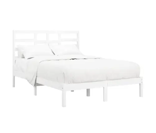 Lovos Rėmas, Baltas, 160X200 cm Medienos Masyvas
