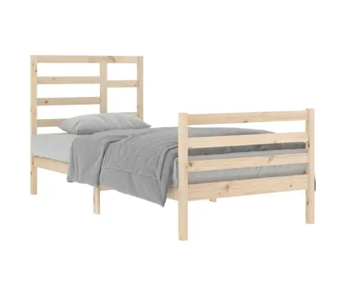 Gultas Rāmis, Masīvkoks, 90X200 Cm Vidaxl