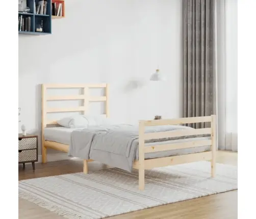 Gultas Rāmis, Masīvkoks, 90X200 Cm Vidaxl