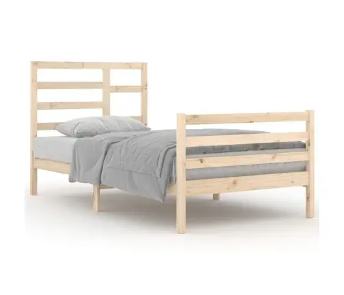 Voodiraam, Täispuit, 100 X 200 Cm