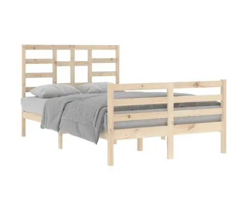 Gulta Bez Matrača, 120X200 Cm, Masīvkoks Vidaxl