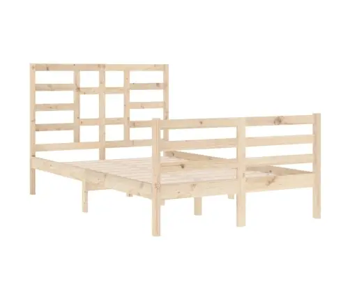 Gulta Bez Matrača, 120X200 Cm, Masīvkoks Vidaxl