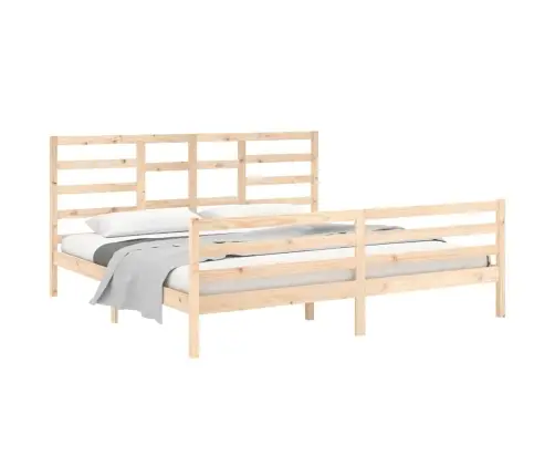 Voodiraam Ilma Madratsita, Täispuit, 200 X 200 Cm