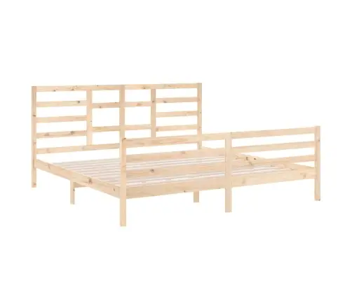 Voodiraam Ilma Madratsita, Täispuit, 200 X 200 Cm