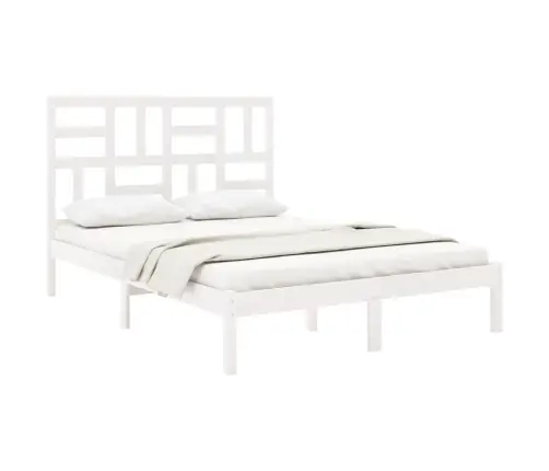 Lovos Rėmas, Baltos Spalvos, 140X190cm Medienos Masyvas