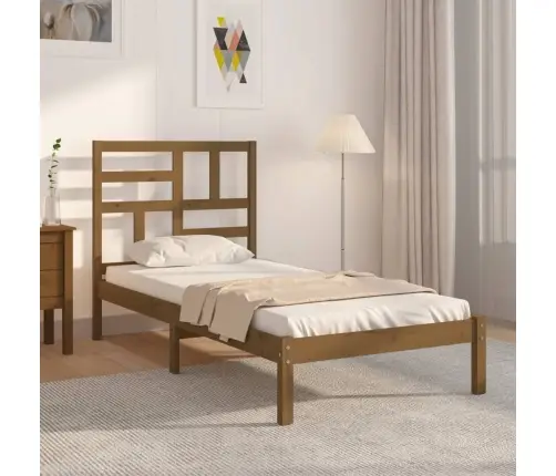 Lovos Rėmas, Medaus Rudos Spalvos, 100X200cm Medienos Masyvas