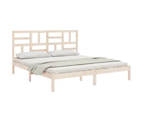 Gulta Bez Matrača, 180X200 Cm, Masīvkoks Vidaxl