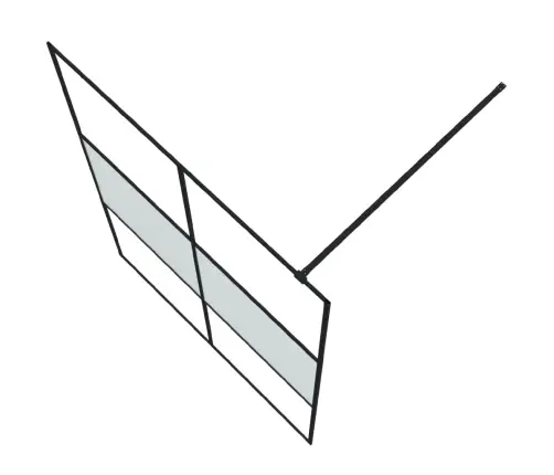 Dušinurga Sein, Must, 140 X 195 cm Poolmatt Esg-Klaas