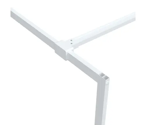 Dušas Siena, 80X195 Cm, Caurspīdīgs Esg Stikls, Balta Vidaxl