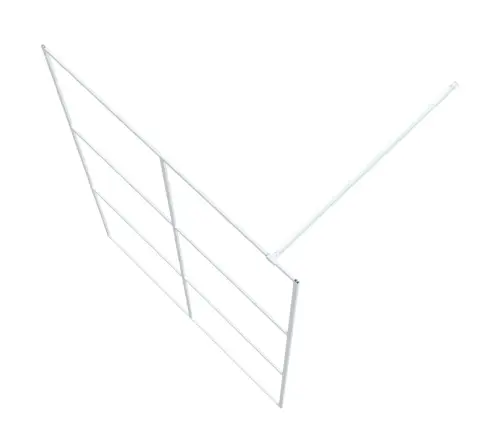 Dušinurga Sein, Valge, 140 X 195 cm Läbipaistev Esg-Klaas