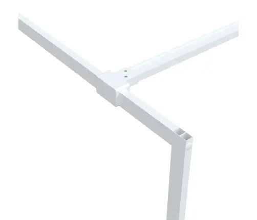 Dušinurga Sein, Valge, 140 X 195 cm Läbipaistev Esg-Klaas