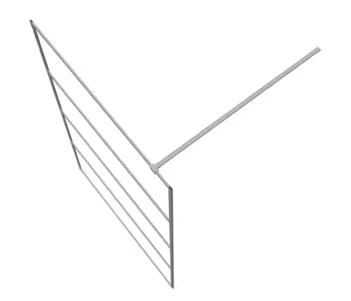 Dušo Sienelė, Sidabrinė, 115X195cm Esg Stiklas, Skaidri