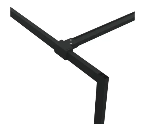 Dušo Sienelė, Juoda, 140X195cm Skaidrus Esg Stiklas