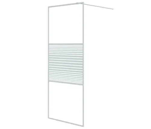 Dušinurga Sein, Valge, 80 X 195 cm Läbipaistev Esg-Klaas