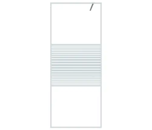 Dušinurga Sein, Valge, 80 X 195 cm Läbipaistev Esg-Klaas