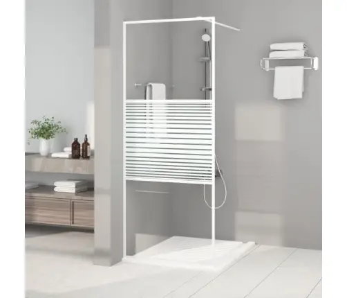 Dušinurga Sein, Valge, 80 X 195 cm Läbipaistev Esg-Klaas