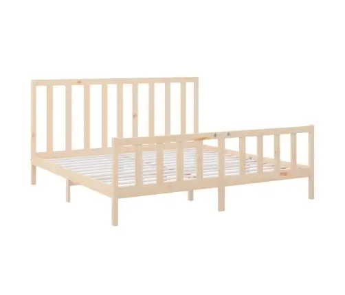 Gulta Bez Matrača, 200X200 Cm, Priedes Masīvkoks Vidaxl