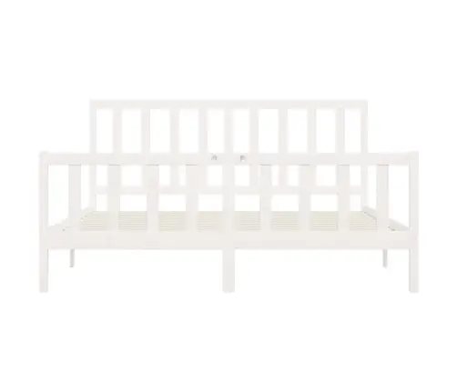 Lovos Rėmas, Baltos Spalvos, 200X200cm Medienos Masyvas