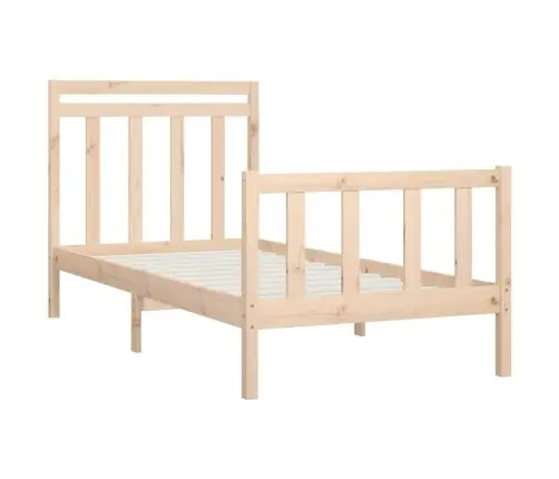 Gultas Rāmis, Priedes Masīvkoks, 100X200 Cm Vidaxl