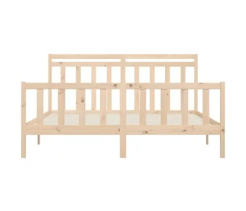 Voodiraam, Täismännipuit, 200 X 200 Cm