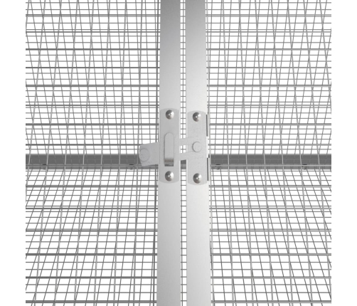 Küülikupuur, Hall, 302,5 X 80,5 X 71 cm Tsingitud Teras