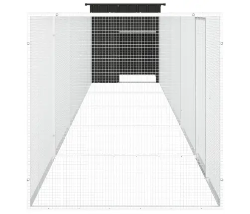 Vistu Būris, Antracītpelēks, 600X91X100 Cm, Cinkots Tērauds Vidaxl