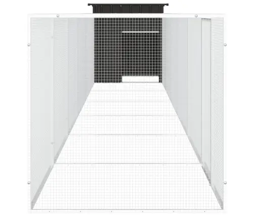 Vistu Būris, Antracītpelēks, 700X91X100 Cm, Cinkots Tērauds Vidaxl