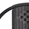 Dārza Krēsli, 4 Gab., Plastmasas Rotangpalma, Tērauds, 110 Kg Vidaxl