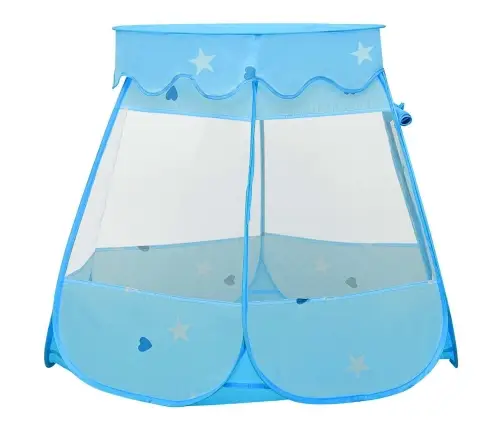 Rotaļu Telts Ar 250 Bumbiņām, Zila, 102X102X82 Cm Vidaxl
