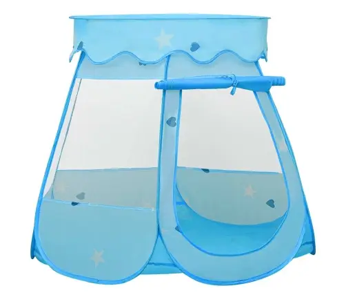 Rotaļu Telts Ar 250 Bumbiņām, Zila, 102X102X82 Cm Vidaxl