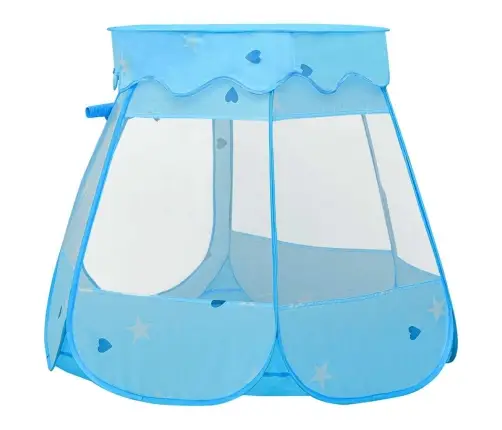 Rotaļu Telts Ar 250 Bumbiņām, Zila, 102X102X82 Cm Vidaxl