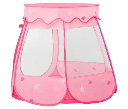 Žaidimų Palapinė Su 250 Kamuoliukų, Rožinė, 102X102X82Cm