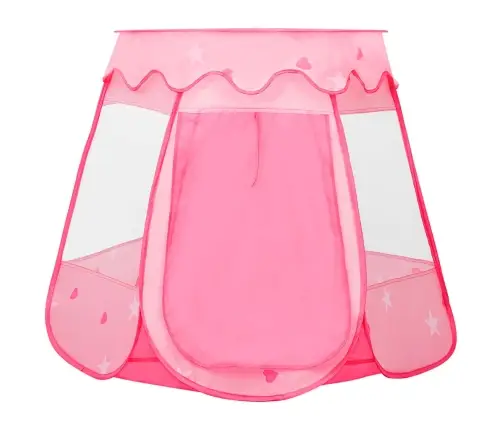 Žaidimų Palapinė Su 250 Kamuoliukų, Rožinė, 102X102X82Cm