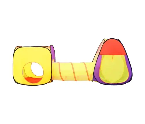 Žaidimų Palapinė Su 250 Kamuoliukų, Spalvota, 255X80X100Cm