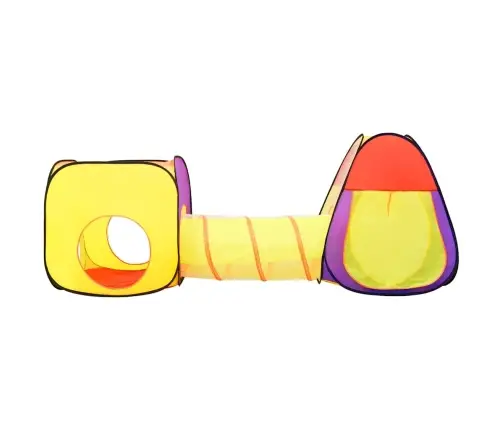 Žaidimų Palapinė Su 250 Kamuoliukų, Spalvota, 255X80X100Cm