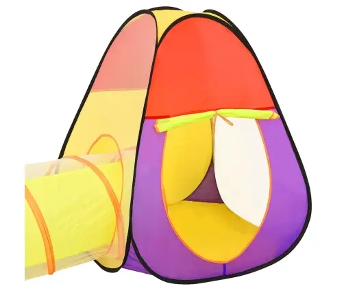 Žaidimų Palapinė Su 250 Kamuoliukų, Spalvota, 255X80X100Cm