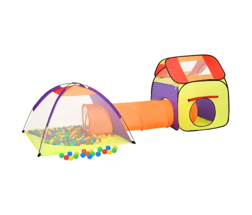 Žaidimų Palapinė Su 250 Kamuoliukų, Spalvota, 338X123X111Cm