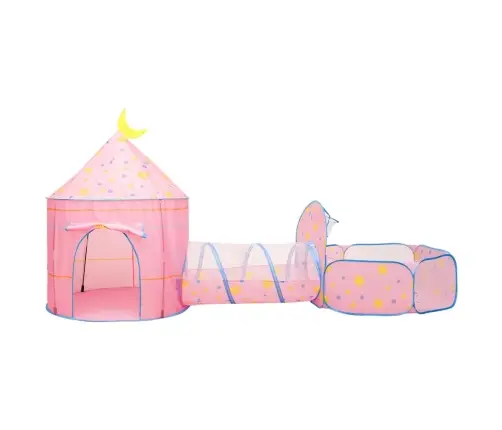 Žaidimų Palapinė Su 250 Kamuoliukų, Rožinė, 301X120X128Cm