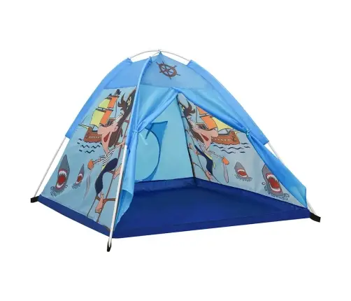 Rotaļu Telts Ar 250 Bumbiņām, 120X120X90 Cm, Zila Vidaxl