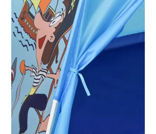 Rotaļu Telts Ar 250 Bumbiņām, 120X120X90 Cm, Zila Vidaxl