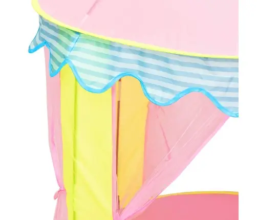 Žaidimų Palapinė Su 250 Kamuoliukų, Rožinė, 100X100X127Cm